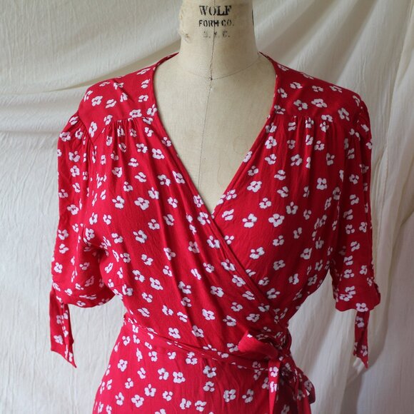 Seraphine Maternity Dress Bundle Size US 6 UK 10 Bessie Wrap Dress EUC - Picture 6 of 15